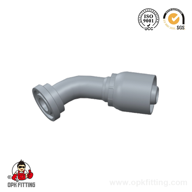 87641-RW 45° SAE Flange6000 PSI